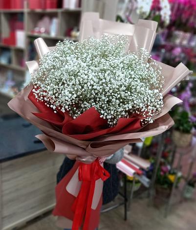 Букет цветов из: Гипсофила в Божонке