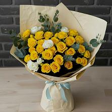 Букет цветов из:  Розы в Божонке
