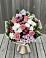 Букет цветов из: Альстромерии, Гвоздики, Розы и Хризантемы в Божонке
