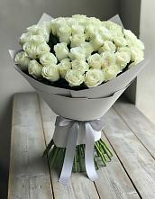 Букет 35 Белых роз в Божонке