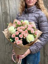 Букет цветов из:  Розы #REPLACE_PRED# Божонке