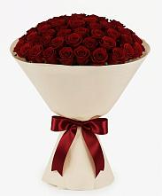 Букет 101 Бордовая роза Блэк Бакарра в Божонке