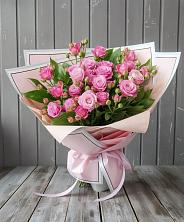 Букет Розовый кустик в Божонке