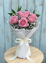 Букет цветов из:  Розы в Божонке