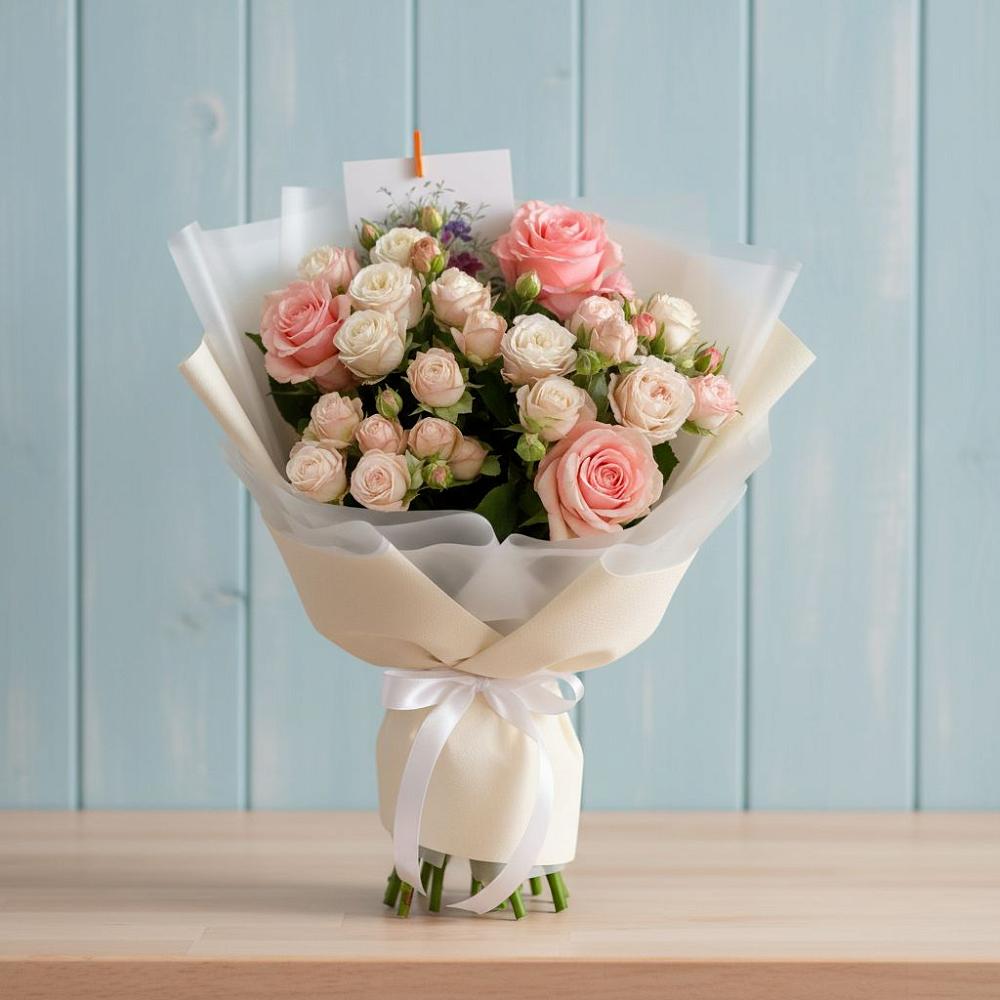 Букет цветов из: Розы в Божонке