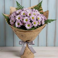 Букет цветов из:  Хризантемы в Божонке