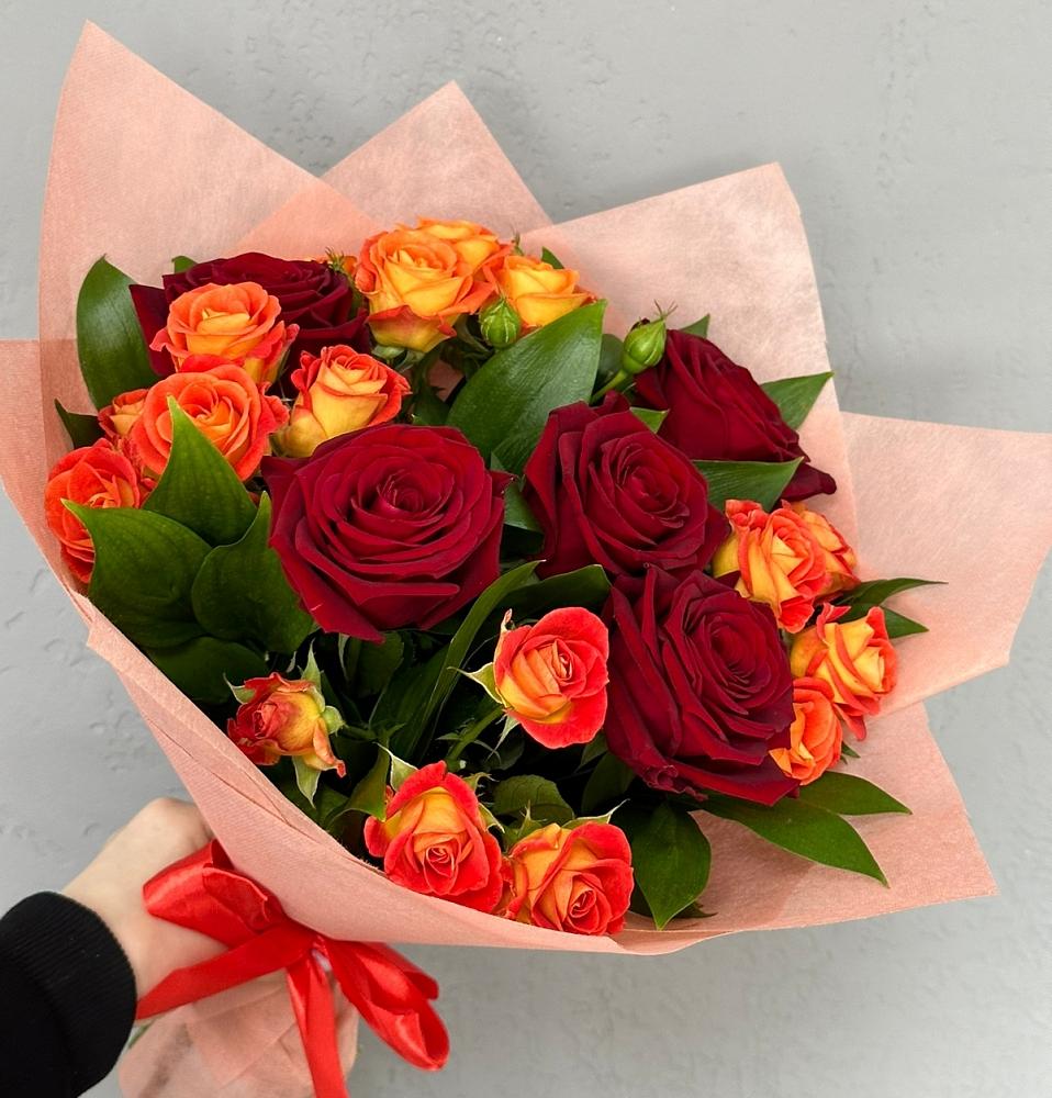 Букет Любовь и восторг в Божонке