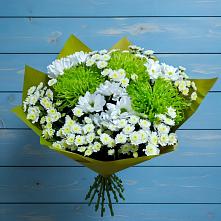 Букет цветов из:  Хризантемы в Божонке