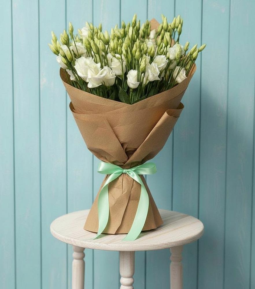 Букет цветов из: Лизиантусы в Божонке