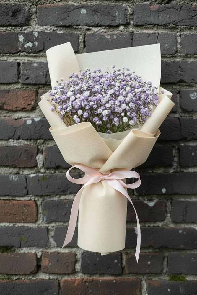 Букет цветов из: Гипсофила в Божонке