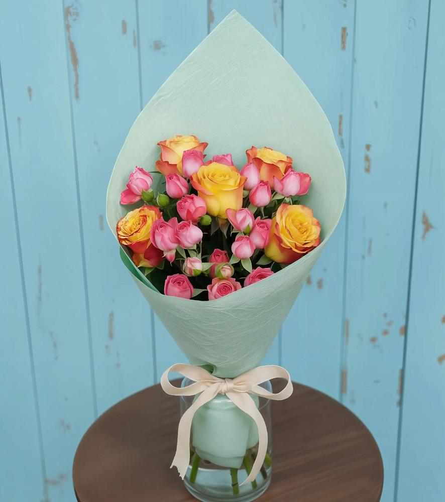 Букет цветов из: Розы в Божонке