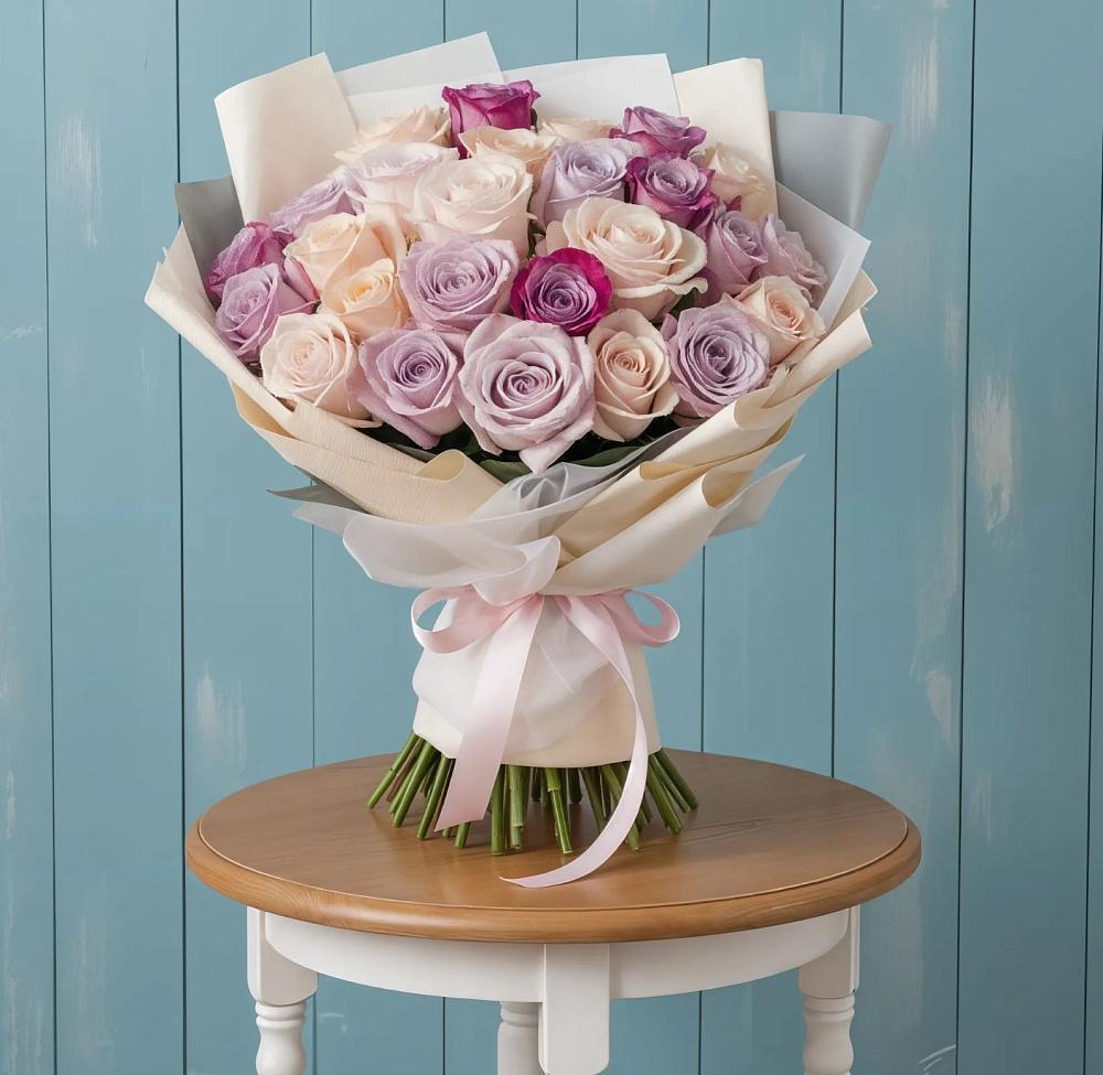 Букет цветов из: Розы в Божонке