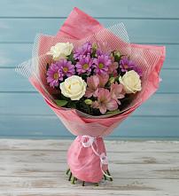 Букет цветов из:  Герберы в Божонке