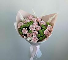 Букет цветов из:  Розы и Хризантемы в Божонке