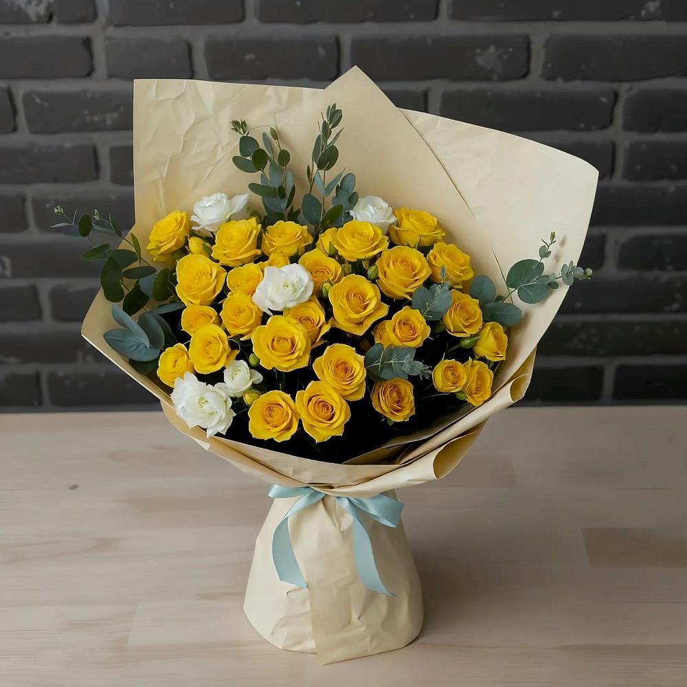 Букет цветов из: Розы в Божонке