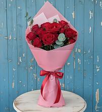 Букет цветов из:  Розы в Божонке