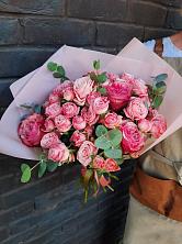 Букет цветов из:  Розы в Божонке