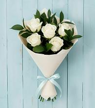 Букет цветов из:  Розы в Божонке