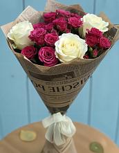 Букет цветов из:  Розы в Божонке
