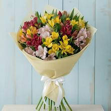 Букет цветов из:  Альстромерии в Божонке