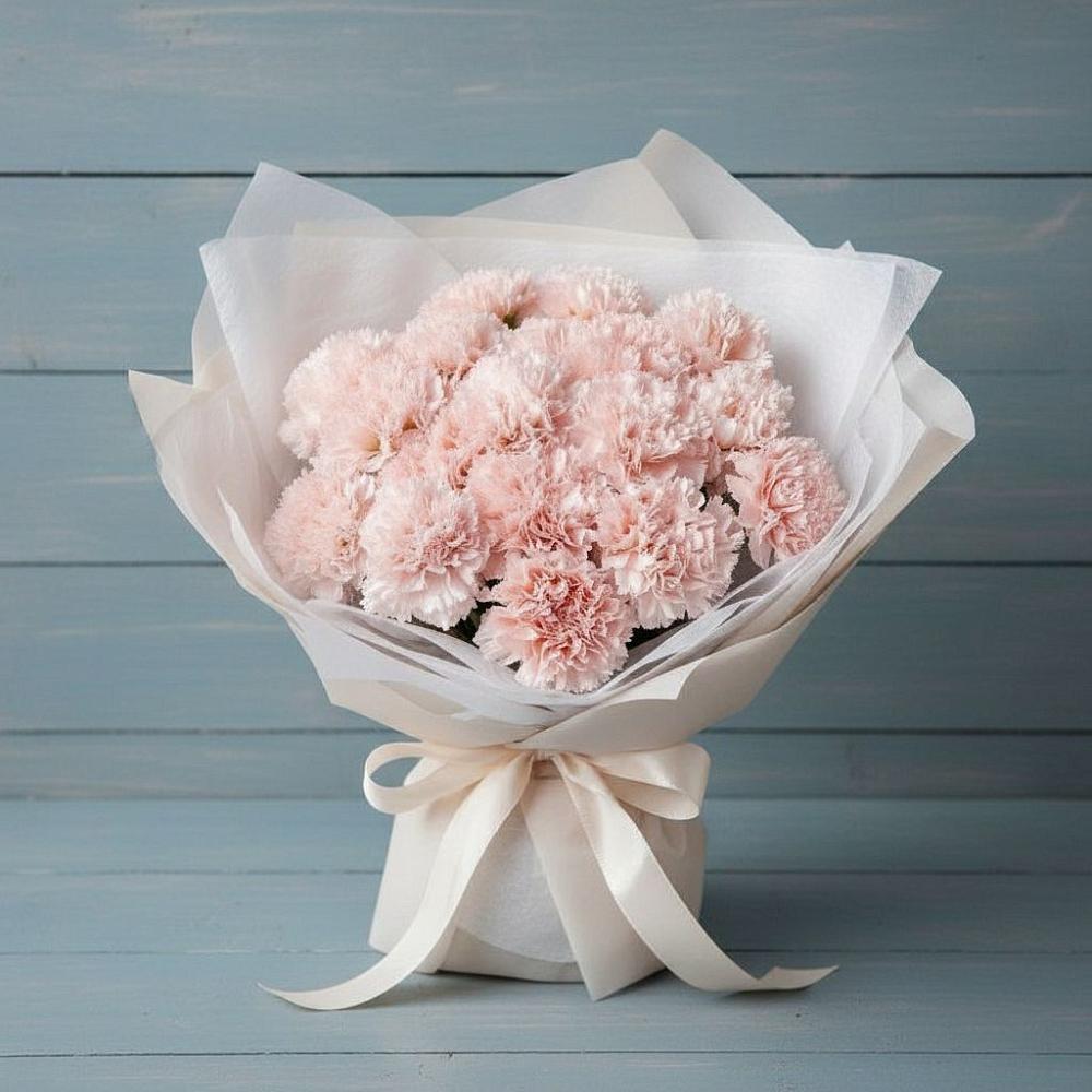 Букет цветов из: Гвоздики в Божонке