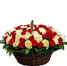 Премиум букет из: Розы #REPLACE_PRED# Божонке