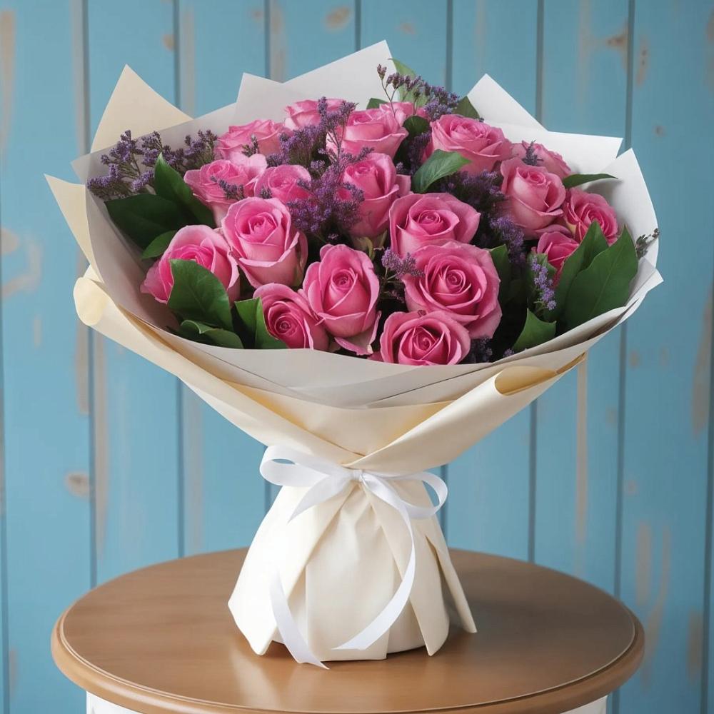 Букет цветов из: Розы в Божонке