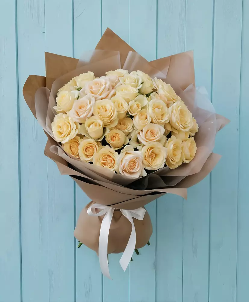 Букет Кремовое облако в Божонке