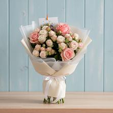 Букет цветов из:  Розы в Божонке