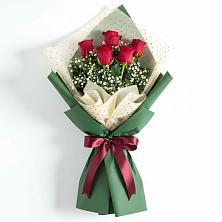 Букет цветов из:  Розы в Божонке