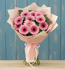 Букет цветов из:  Герберы в Божонке