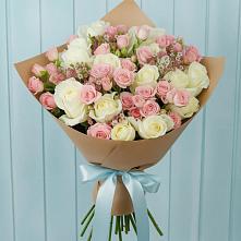 Букет цветов из:  Розы в Божонке